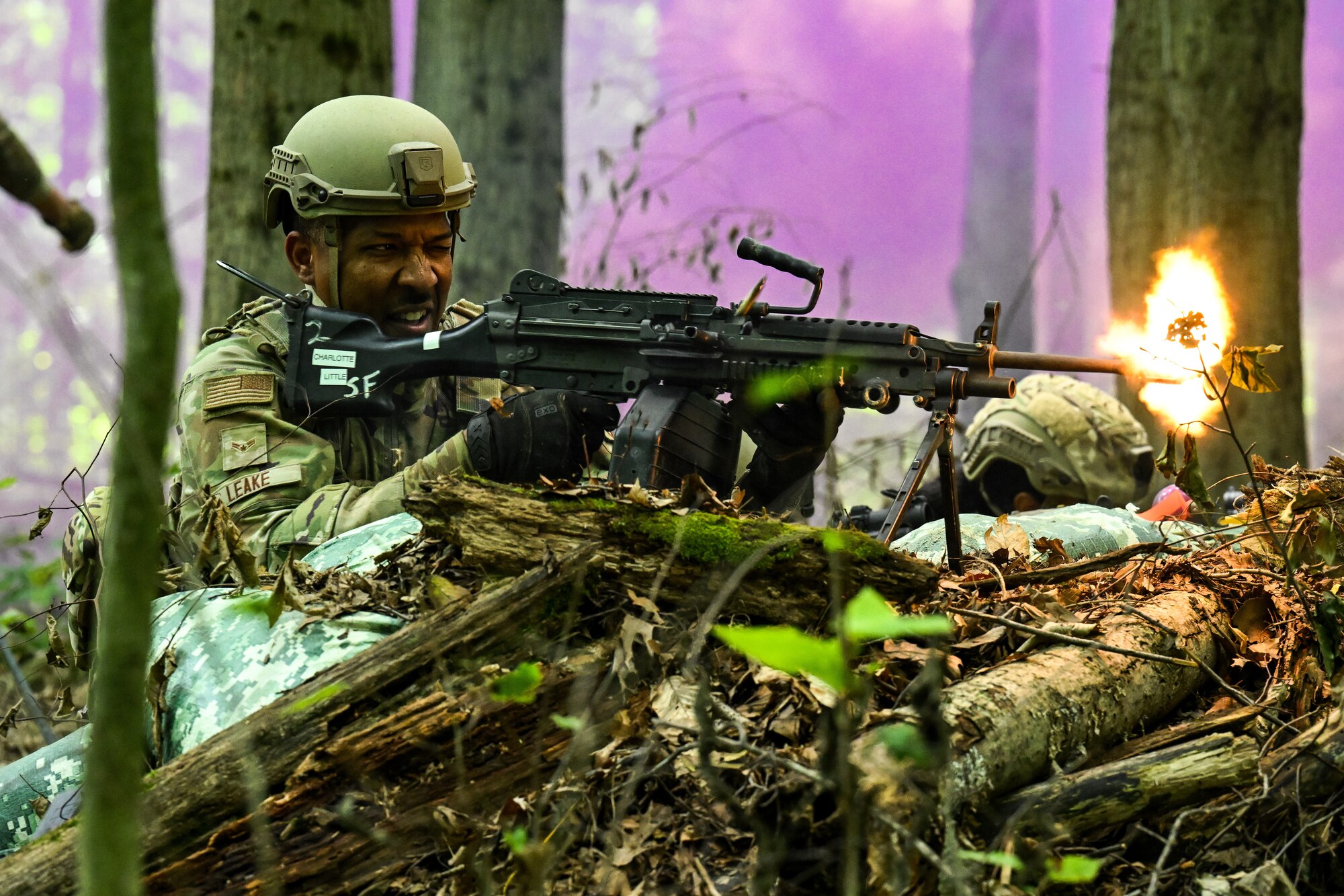 North Carolina Air National Guard members during an Integrated Defense Leadership Course