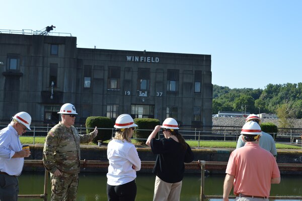 Senator Capito Staffers Visit Winfield Locks and Da