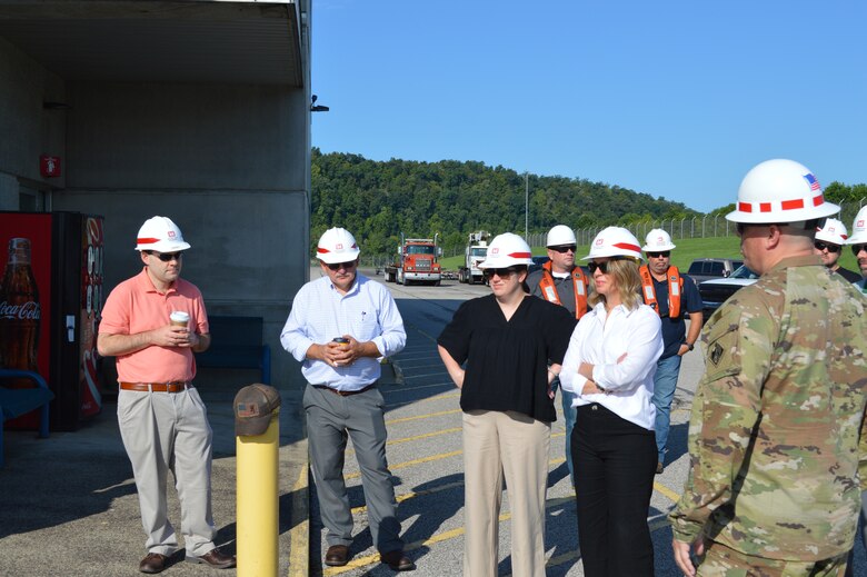 Senator Capito Staffers Visit Winfield Locks and Da