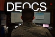 U.S. Air Force Airman 1st Class Lawrence Sena, 92nd Air Refueling Wing photojournalist, takes the online Defense Equal Opportunity Climate Survey on Fairchild Air Force Base, Washington, August 7, 2019. The DEOCS provides Airmen a way to provide anonymous feedback for base commanders to improve base processes and Airman morale. (U.S. Air Force illustration by Staff Sgt. Nicolo Daniello and Airman Kiaundra Miller)