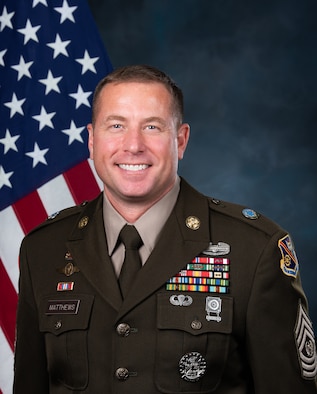 CSM Jared A. Matthews, 733d Mission Support Group Command Sergeant Major