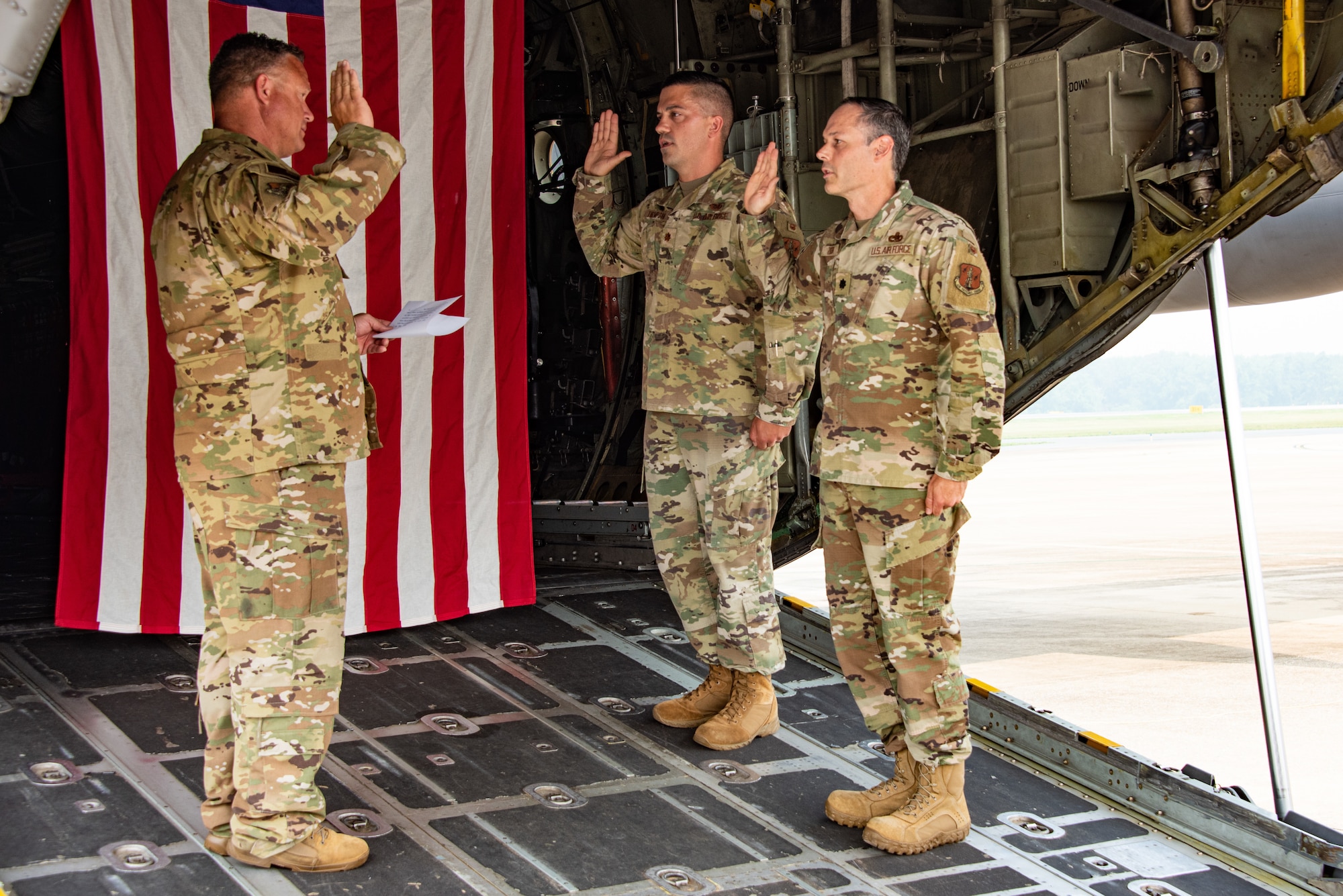 The 166th Airlift Wing Receives the First of Seven C-130H3 Aircraft