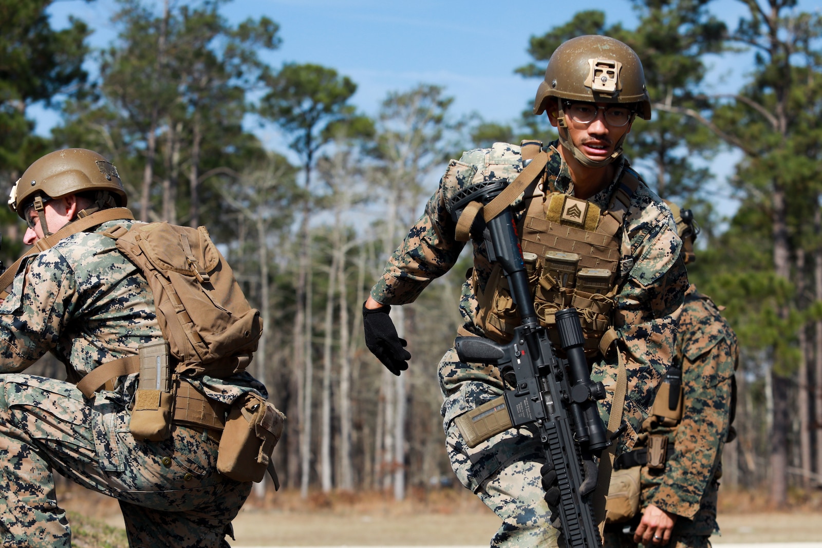 Combat Instructor School Range Simulated Firefight