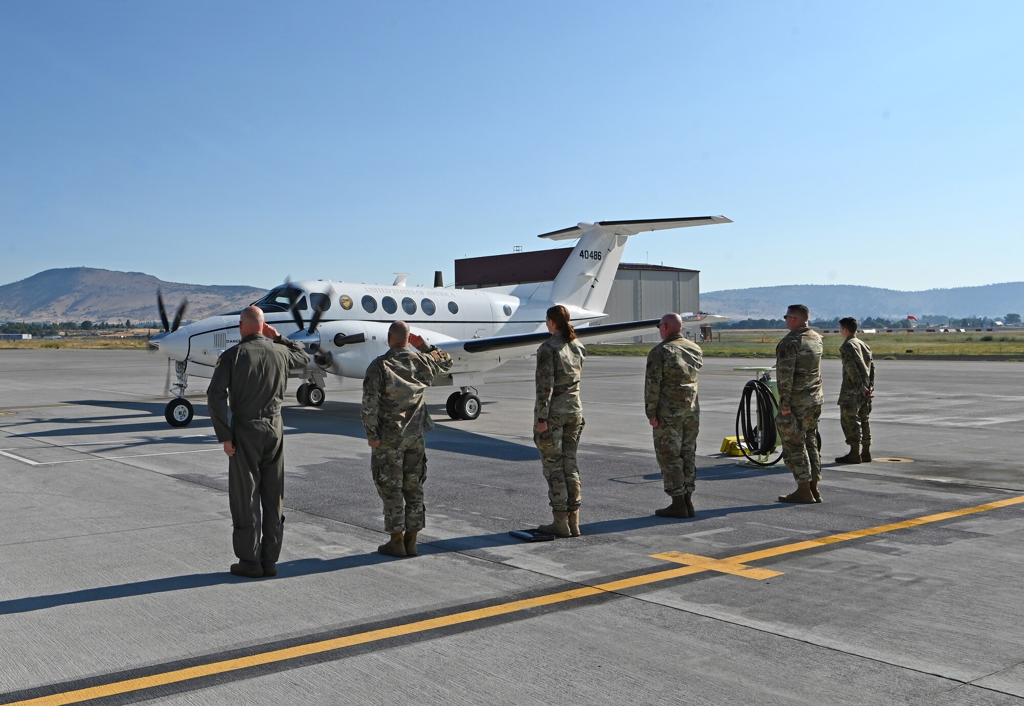 Saluting Aircraft