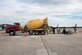 Members with the 316th Civil Engineer Squadron known as 'Dirt Boys,' performed flight line construction work at Joint Base Andrews, Maryland, Aug. 8, 2023.