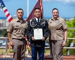 Tripler Army Medical Center Promotion Ceremony for Sgt. 1st Class Aaron Angulo