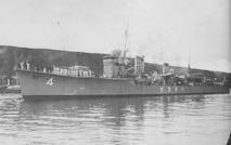 The Japanese destroyer Hagikaze, which sank Bob Canavan’s LCP and murdered his shipmates during their anti-submarine patrol on Wednesday, August 19. (Courtesy Wikimedia Commons)
