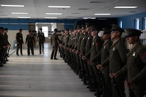 U.S. Marines with India Company, 3rd Recruit Training Battalion