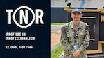 Lt. Cmdr. Todd Chen poses for a photograph.