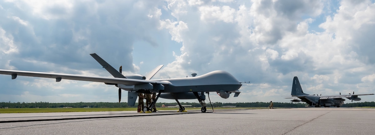 39th Rescue Squadron conducts Forward Area Refueling Point with MQ-9 Reaper