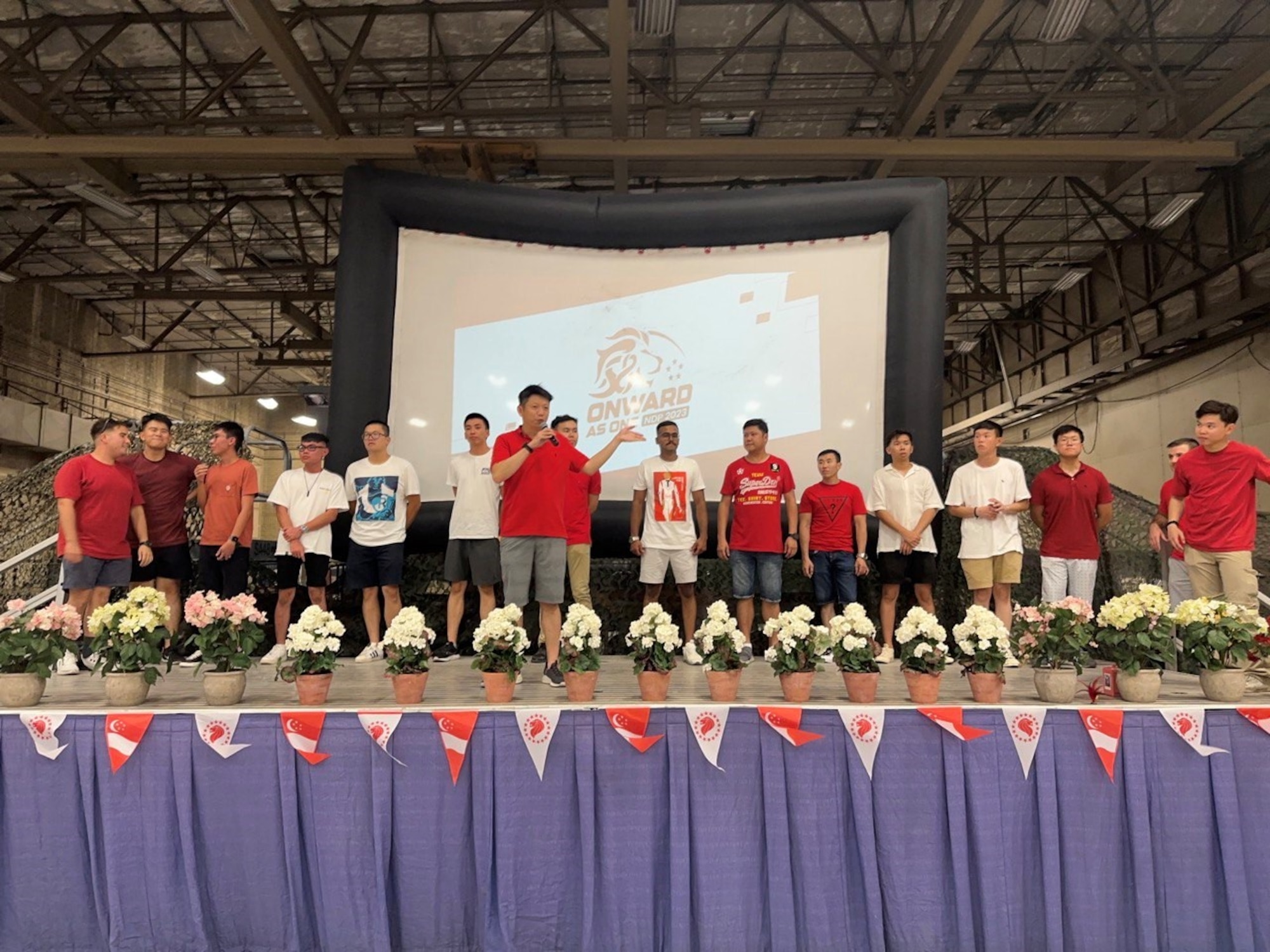 56th Fighter Wing Airmen and leadership celebrated alongside their Republic of Singapore Air Force allies at a National Day of Singapore event Aug. 8, 2023, at Luke Air Force Base, Arizona.