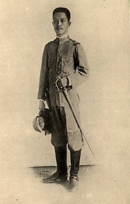 Emilio Aguinaldo, leader of the Philippine independence movement. Aguinaldo led the armed resistance against U.S. occupation forces in the Philippines after the US government refused to grant the archipelago self-rule.