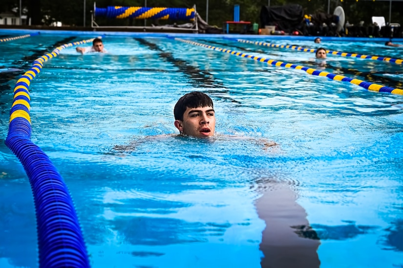 Service members assigned to Joint Base McGuire-Dix-Lakehurst participate in a scuba diving certification training during a Better Opportunities for Single Service Members event on 28, July 2023, at Army Support Activity Fort Dix. The BOSS program provides activities to single service members in the dorms, single parents, and geographical bachelors. These events include life skills, outdoor recreation, leisure activities, and community service opportunities.