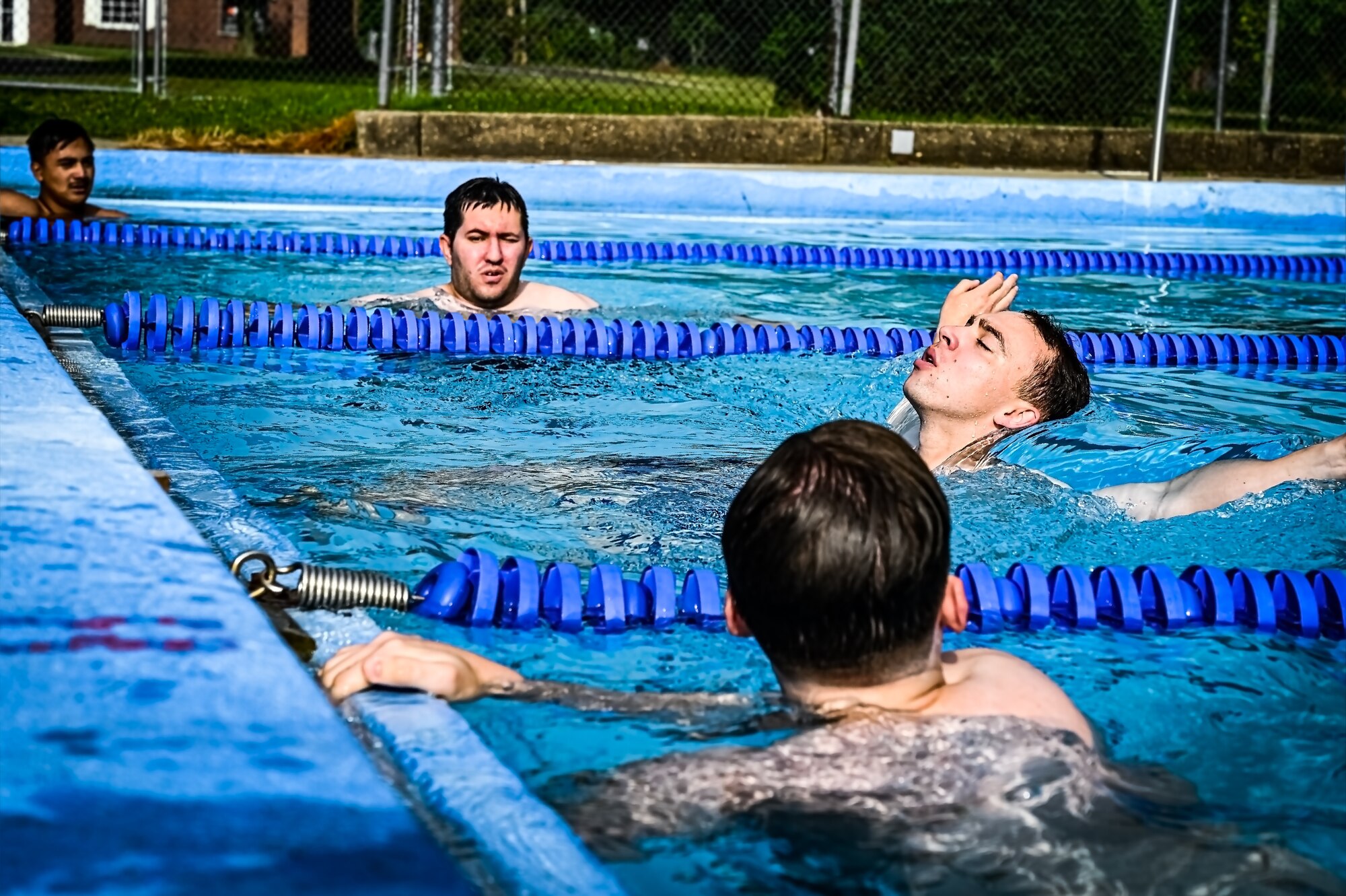 Service members assigned to Joint Base McGuire-Dix-Lakehurst participate in a scuba diving certification training during a Better Opportunities for Single Service Members event on 28, July 2023, at Army Support Activity Fort Dix. The BOSS program provides activities to single service members in the dorms, single parents, and geographical bachelors. These events include life skills, outdoor recreation, leisure activities, and community service opportunities.