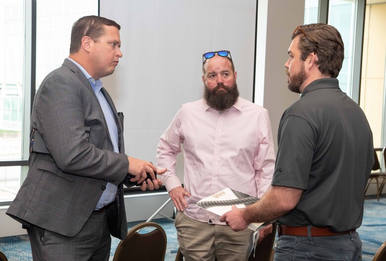 The Memphis District hosted “Industry Day” at the Renasant Center in downtown Memphis, Tennessee, May 23, 2023. 

Representatives from both USACE and the commercial business industry came together to network and discuss contracting opportunities, current and future USACE programs, and more. The meeting also gave participants an opportunity to create teaming arrangements, as the event provided ample time for one-on-one and in-person connecting. 

The event highlighted several USACE programs and expanded upon our existing capacity to deliver the mission, not just as USACE and the Memphis District, but as a team in partnership with the commercial business industry.