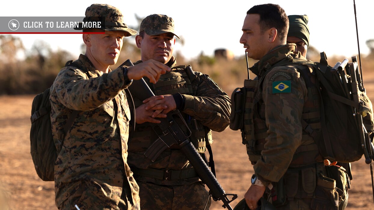 Blue Diamond Marines Train in Brazil during Exercise Formosa