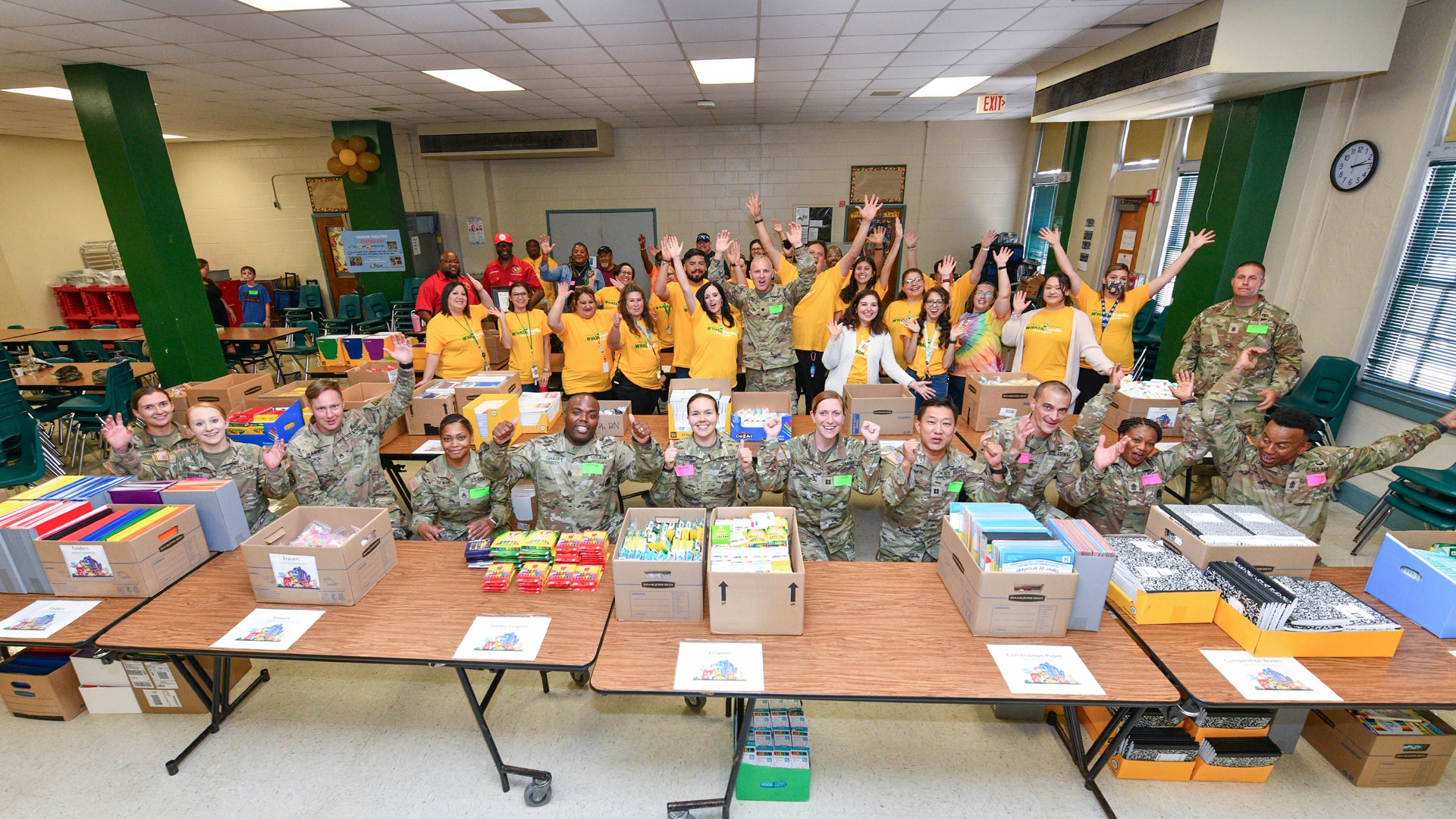 187th Medical Battalion helps Briscoe Elementary School students