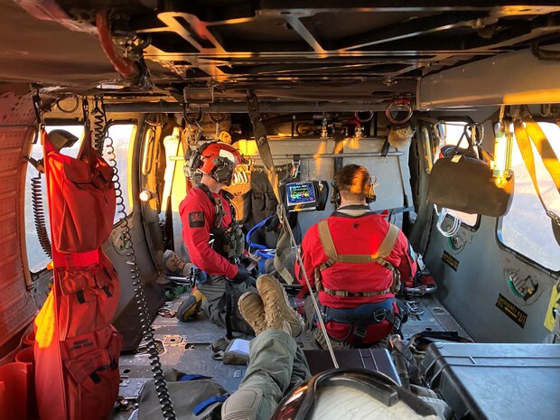 A Search and Rescue (SAR) team from Naval Air Station Whidbey Island rescued a 54-year-old man in Okanogan County on Sunday, August 13, 2023.