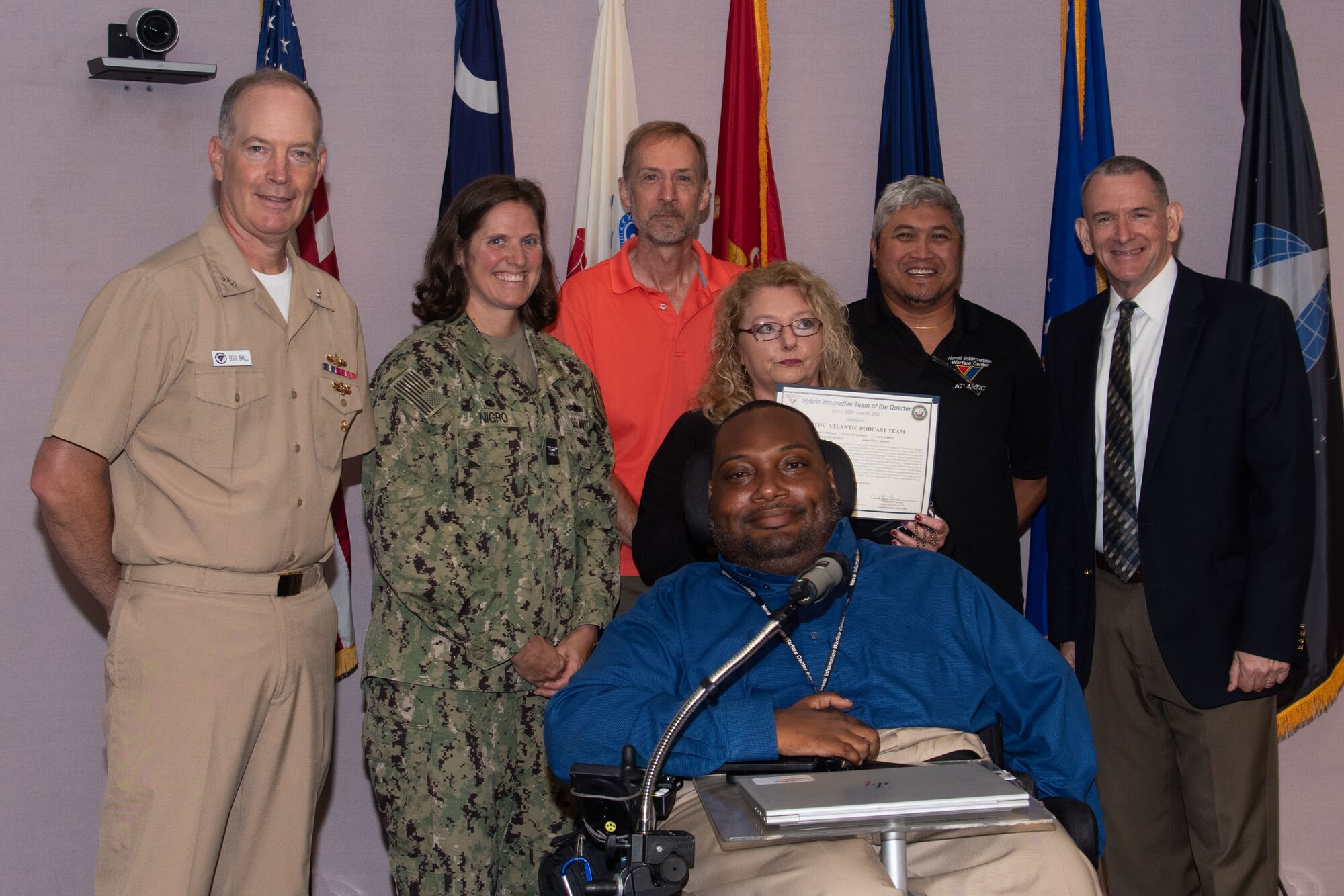Photos of NIWC Atlantic FY23 3rd Quarter Awards Ceremony