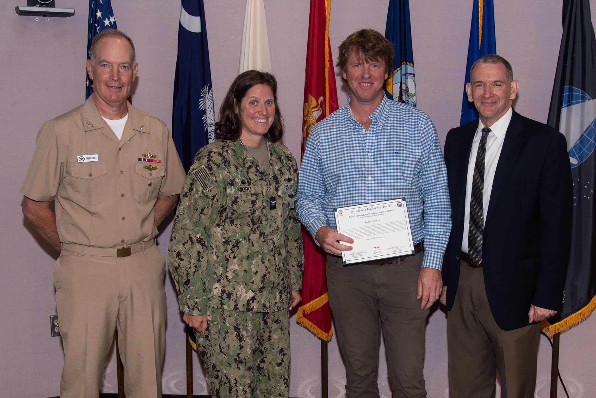 Photos of NIWC Atlantic FY23 3rd Quarter Awards Ceremony