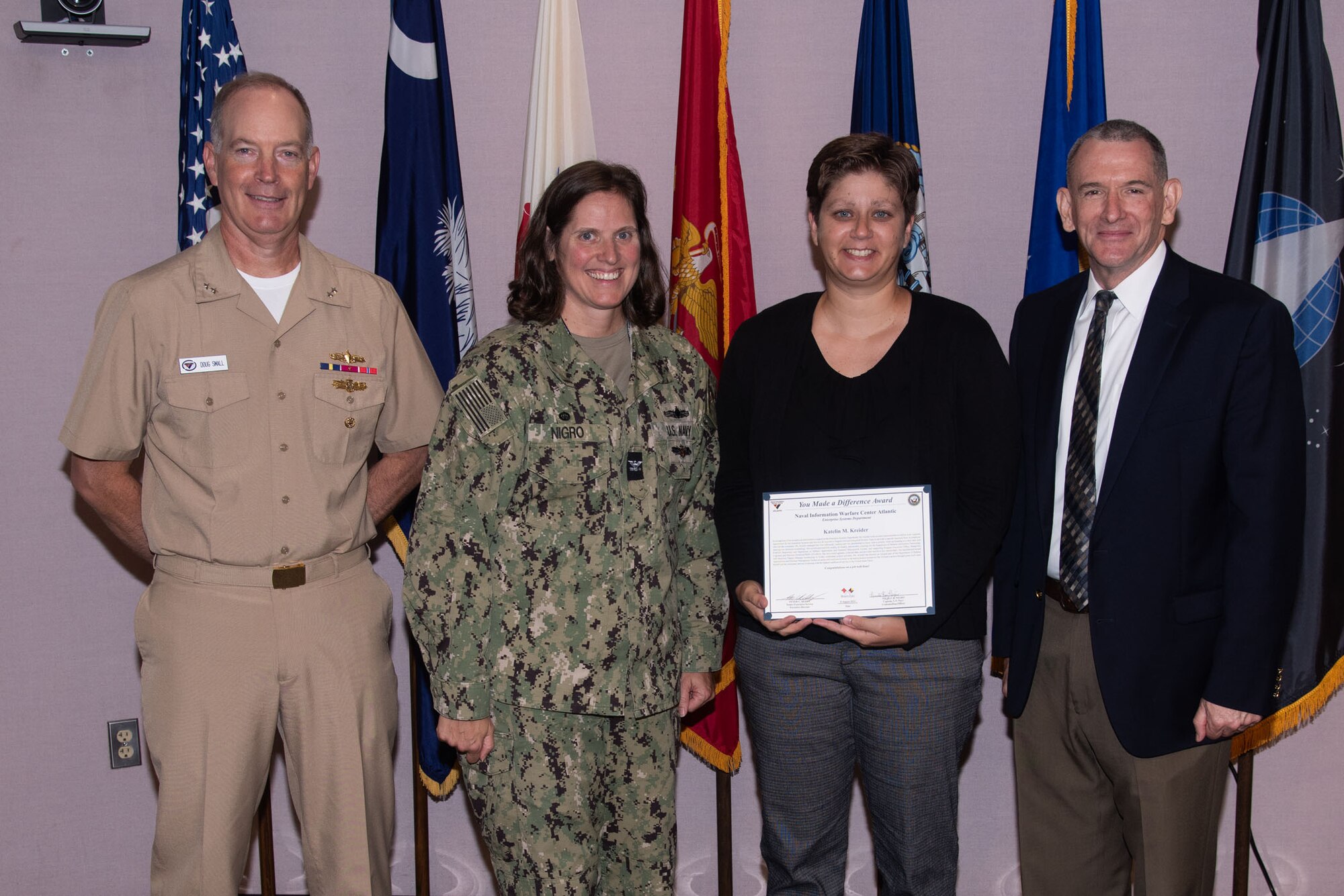 Photos of NIWC Atlantic FY23 3rd Quarter Awards Ceremony