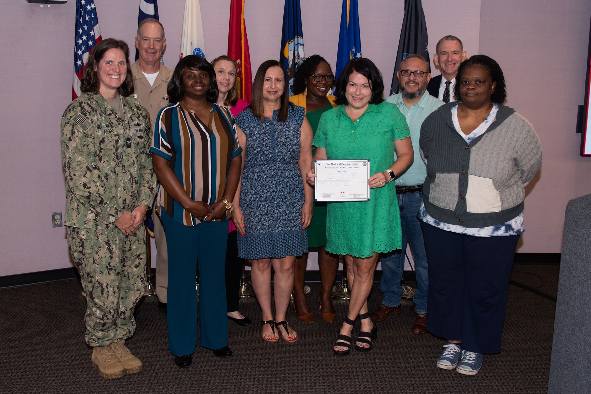 Photos of NIWC Atlantic FY23 3rd Quarter Awards Ceremony