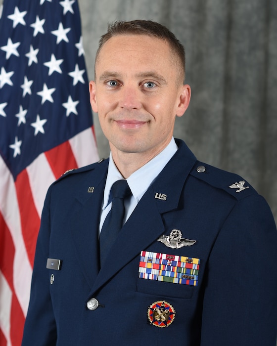 Col. Mitchell J. Cok is the Deputy Commander, 80th Flying Training Wing, at Sheppard Air Force Base, Texas. In his role, he assists and advises the commander responsible for the training of more than 1,200 military, civilian, and contract personnel employing who collaborate to execute over 55,000 sorties and 66,000 hours annually for the Euro-NATO Joint Jet Pilot Training (ENJJPT) program, graduating about 200 pilots for the NATO alliance each fiscal year. (U.S. Air Force photo by Airman 1st Class Katie McKee)