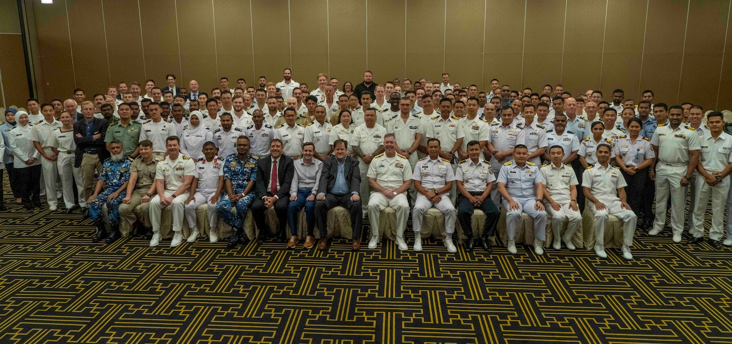 SEACAT is a multilateral, multi-platform exercise including ashore and at-sea training evolutions that emphasizes real-world engagements to enhance cooperation and maritime security capabilities in the Indo-Pacific.