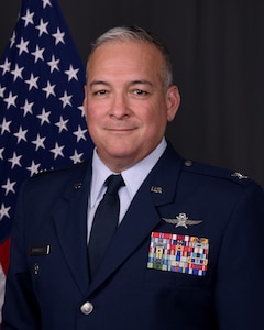 Official portrait of Vice Commander Col. Francisco J. Dominguez