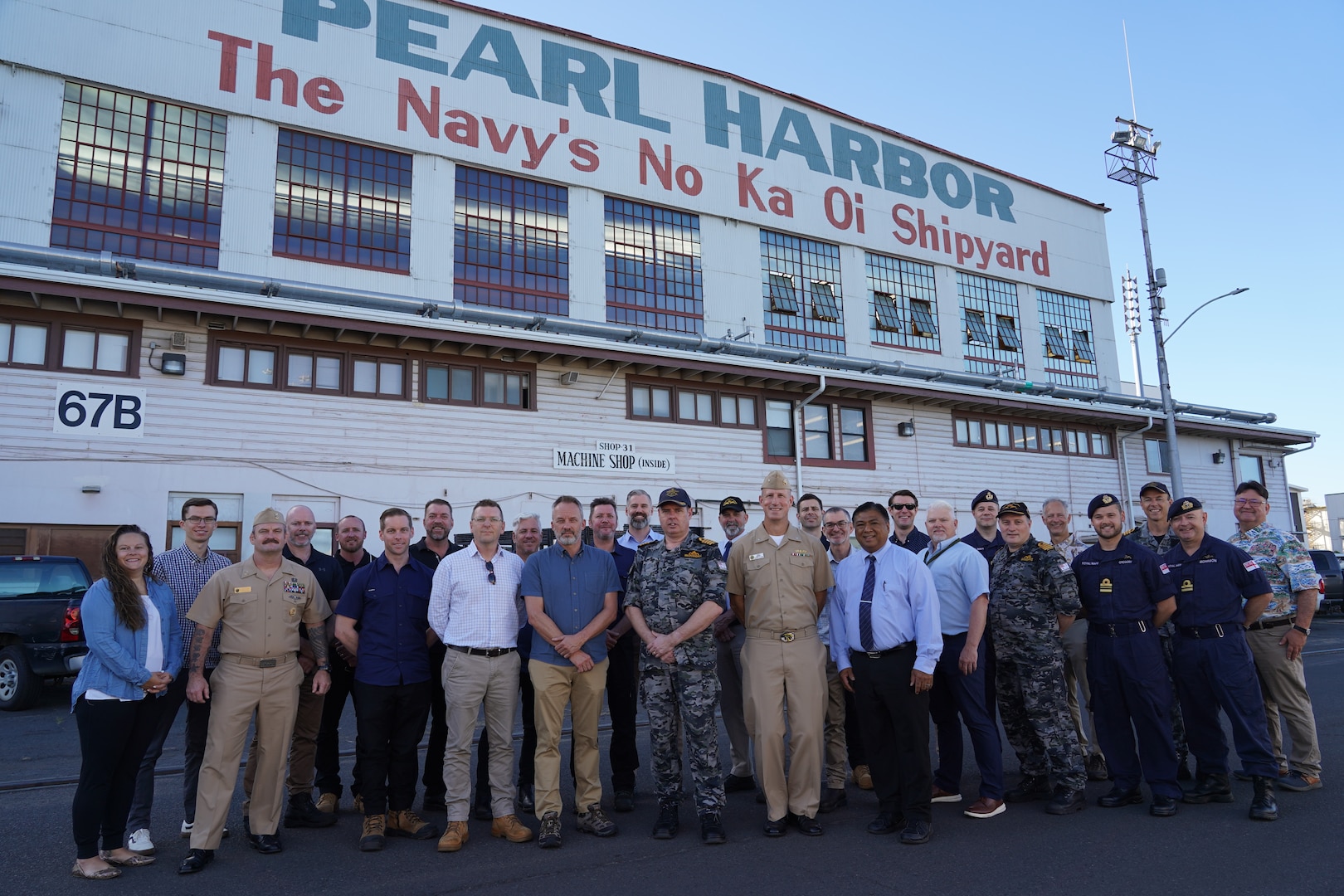 The trilateral AUKUS Advanced Verification Team at Pearl Harbor Naval Shipyard and Intermediate Maintenance Facility