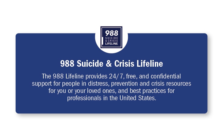 Links to 988 Suicide & Crisis Lifeline
