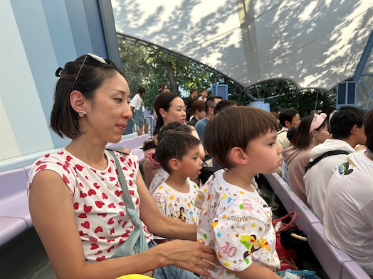  U.S. Space Force Major Lee Schroeder and his family visit Tokyo Disney Jul. 2023. Schroeder's military service has enabled him to travel the world. (Courtesy Photo)