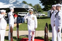 Captain Rex Boonyobhas was sworn in as the Naval Surface Warfare Center, Crane Division (NSWC Crane) Commanding Officer during a ceremony at NSWC Crane on August 16, 2023.