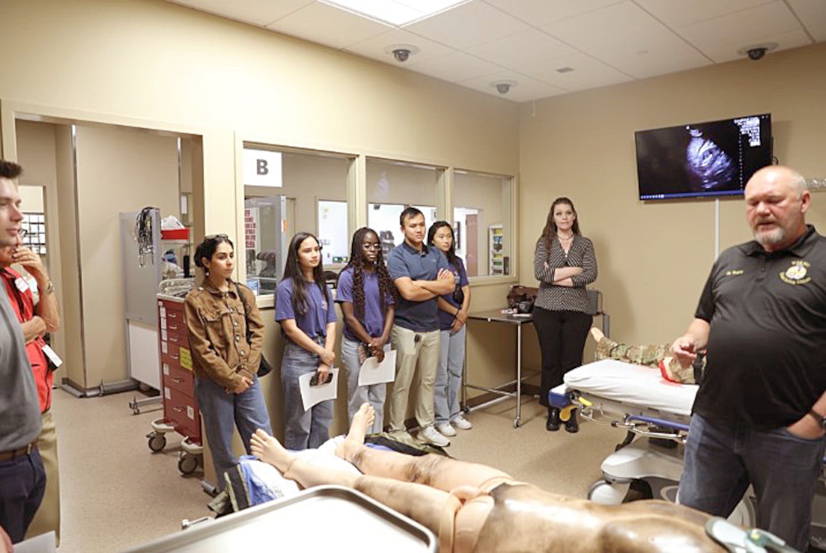 First-year dental and medical students from Texas Tech University Health Sciences Center (TTUHSC) tour WBAMC.