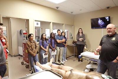 First-year dental and medical students from Texas Tech University Health Sciences Center (TTUHSC) tour WBAMC.