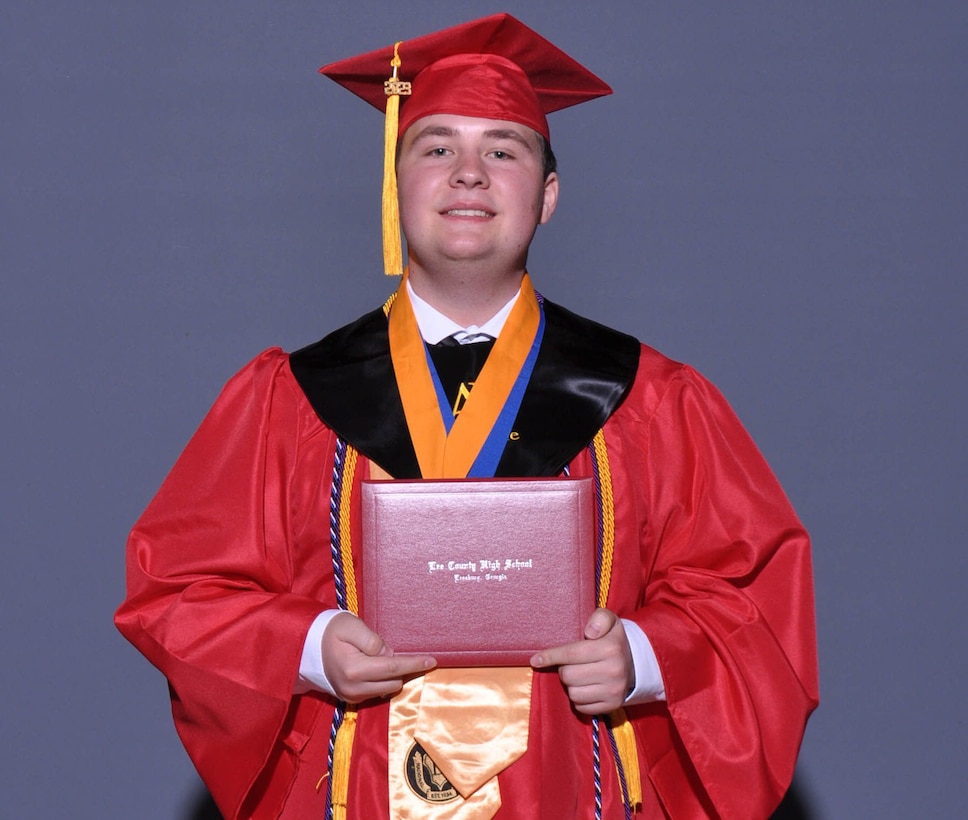 Five-hundred children were each awarded a $2,000 scholarship from the Fisher House Foundation’s Scholarships for Military Children program for the 2023-24 academic year. Among them is Brody Morris, the 18-year-old son of a Marine Corps Systems Command employee at Marine Corps Logistics Base Albany. (Courtesy Photo)