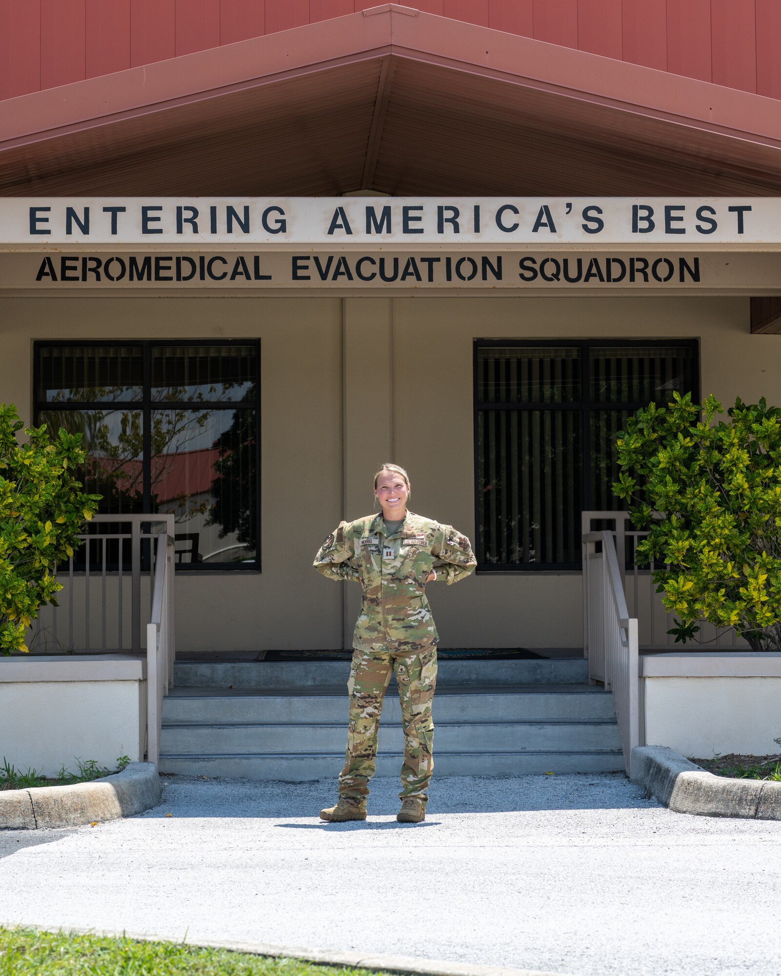 Mobbs works as a pulmonary nurse practitioner at Southeast Georgia Health System (SGHS) near St. Marys, Georgia. At the 45th AES, Mobbs conducts joint operations with the U.S. Coast Guard, U.S. Space Force, Tampa General Hospital and many more local and federal agencies. Mobbs also serves as a legacy service member, following her mother’s 20-year enlistment in the U.S. Navy. (U.S. Air Force photo by Airman 1st Class Zachary Foster)