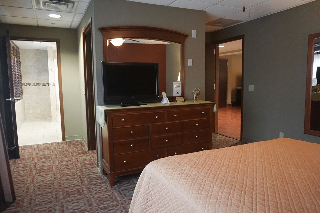 VIP Suite Bed and second TV