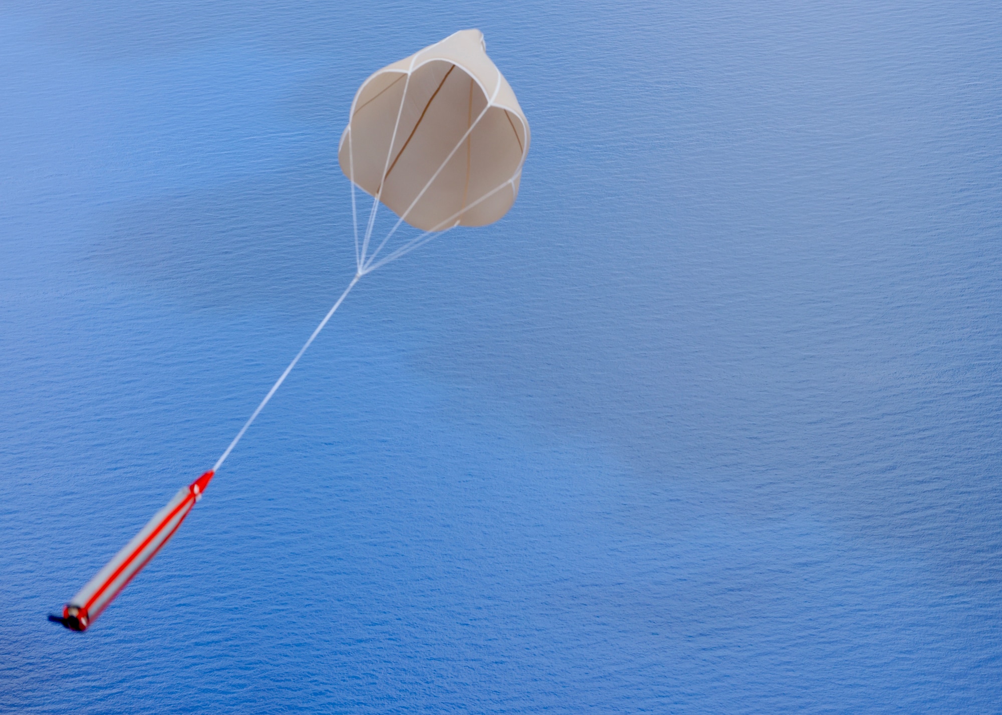 Buoy released from aircraft.