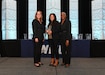 Pictured at the WIFLE Awards Banquet: Catrina M. Bonus, President of WIFLE Foundation; Army CID Special Agent-In-Charge Maria Thomas (awardee); Jessie L. Lane, Vice President of WIFLE Foundation