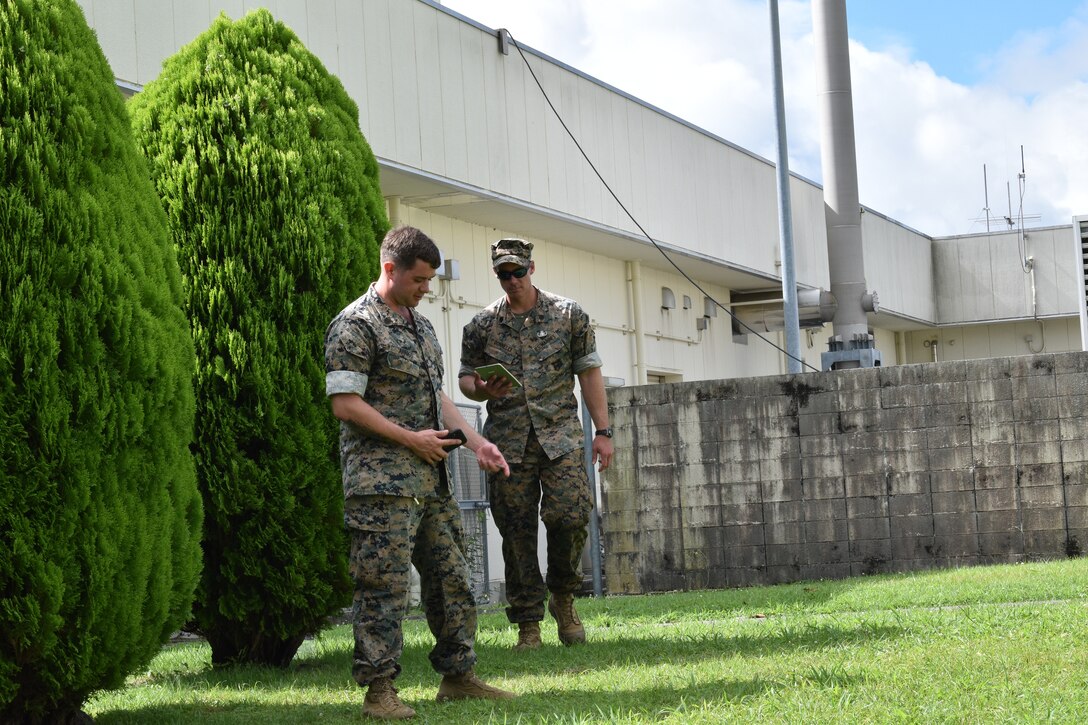 Several key members of Combined Arms Training Center, Camp Fuji, were tested on their response capabilities during Exercise Mamoru, August 17, 2023. The mass casualty exercise was designed to see how Marines and base first responders could potentially help and evacuate wounded individuals at the small installation. Mamoru is a Japanese word, it means - to protect.  (U.S. Marine Corps photo by Song Jordan)