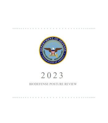 Cover page for the 2023 Biodefense Posture Review.
