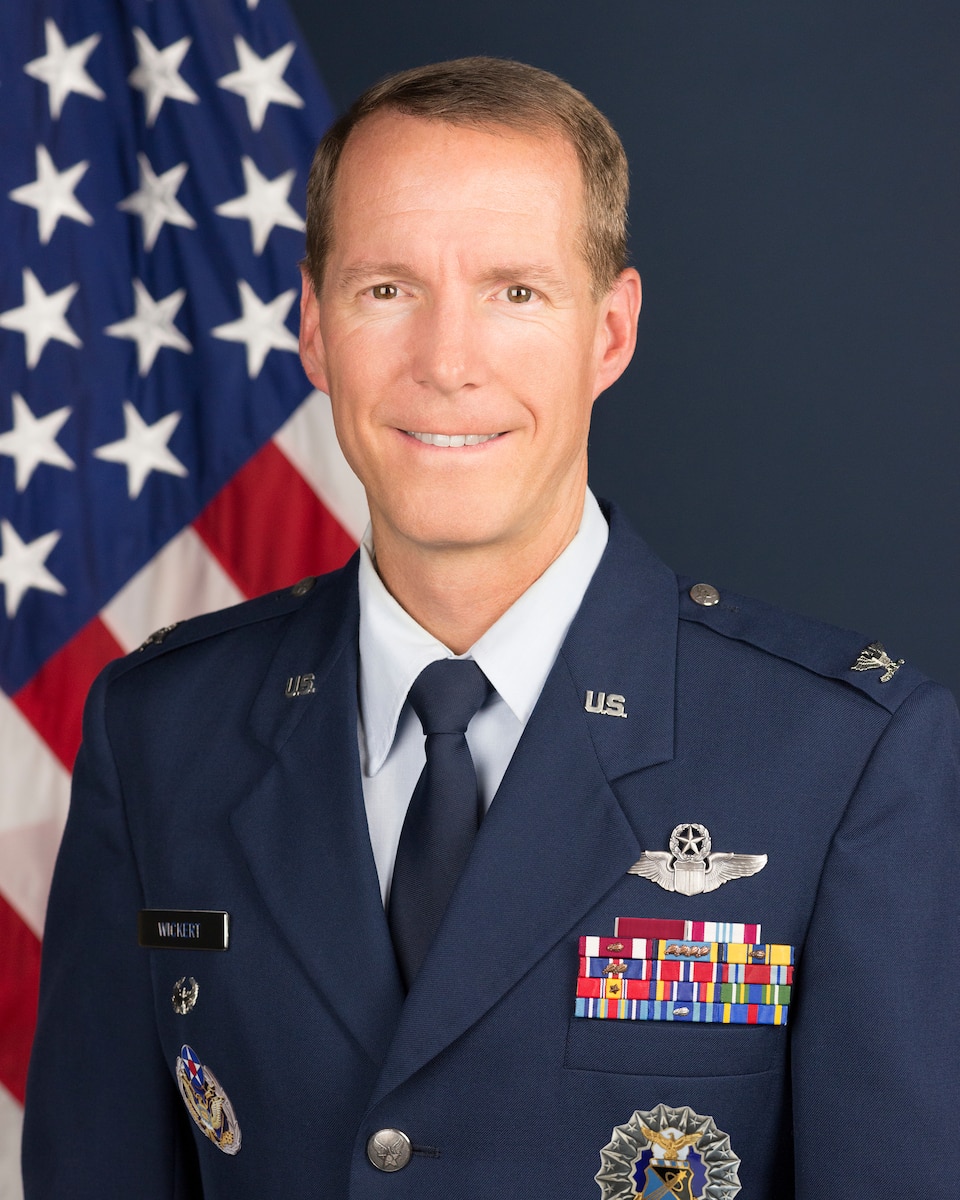 Col Douglas P Wickert, 412th Test Wing Commander