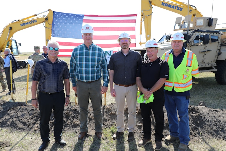 USACE Omaha District team-members. Minot AFB, ND, Aug. 15, 2023.
