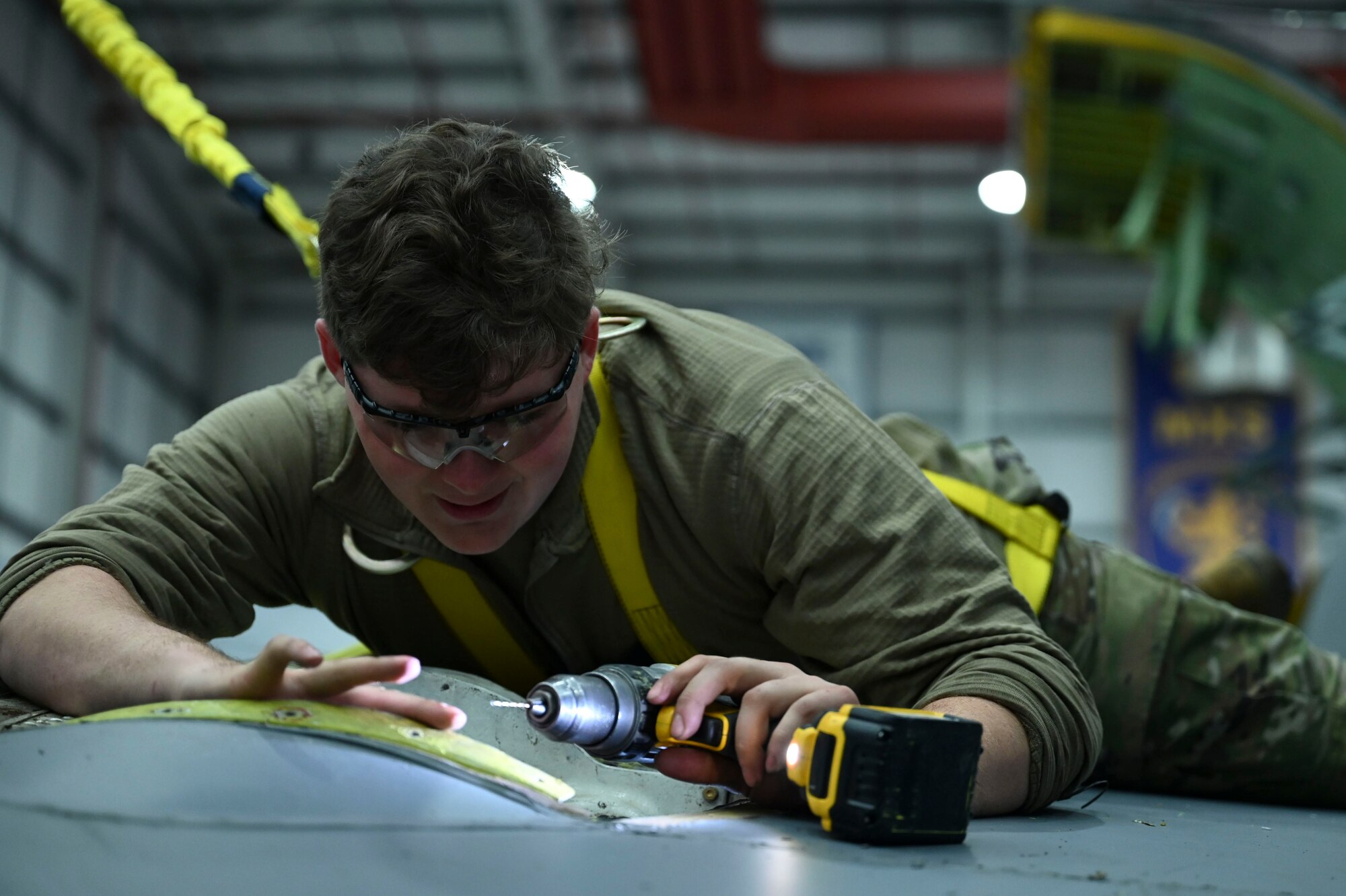 The 100th Maintenance Squadron aircraft structural maintenance shop, also known as sheet metal, preserves and extends the life of components for all RAF Mildenhall airframes.