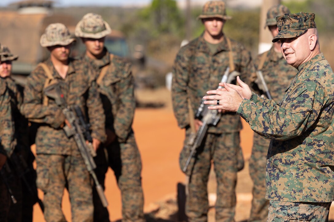 U.S. Marine Corps Leadership Visits Marines Training in Brazil for Exercise Formosa