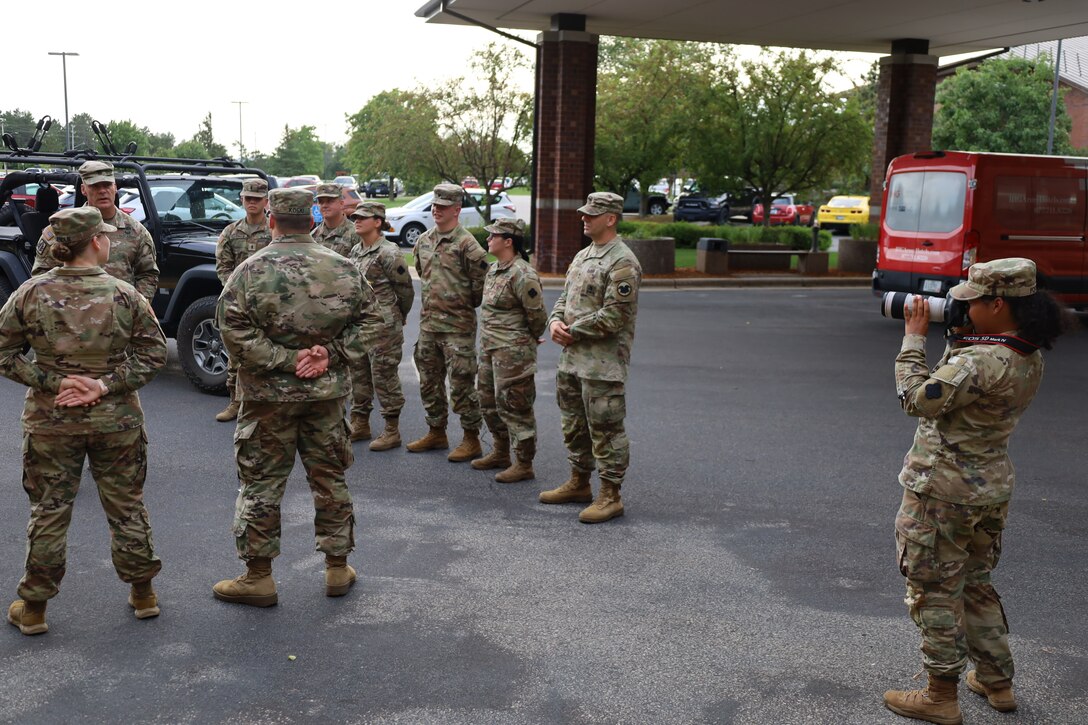 Army Reserve public affairs Soldiers attend community engagement in Sparta, Wis.