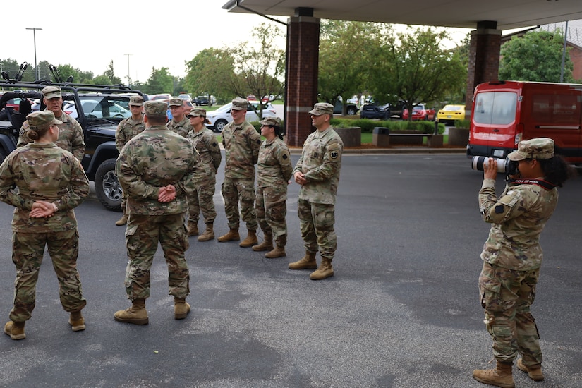 Army Reserve public affairs Soldiers attend community engagement in Sparta, Wis.