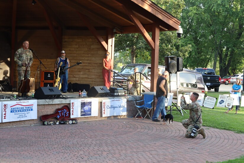 Army Reserve public affairs Soldiers attend community engagement in Sparta, Wis.