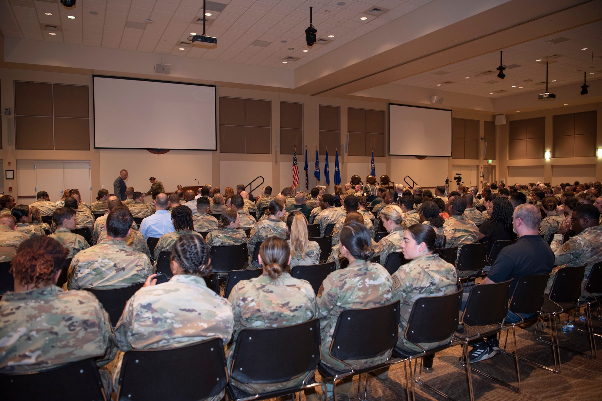 Headquarters Air Reserve Personnel Center hosted a change of command ceremony on Buckley Space Force Base, Colo., August. 21, 2023.